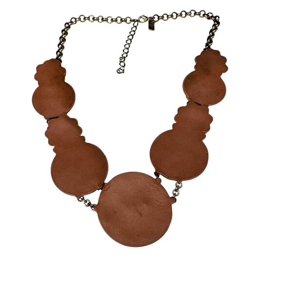 VTG Rare Y2K Kate Spade Desert Garden Statement Necklace Beaded Sparkly 22" Pink - Picture 6 of 8